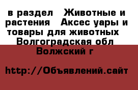  в раздел : Животные и растения » Аксесcуары и товары для животных . Волгоградская обл.,Волжский г.